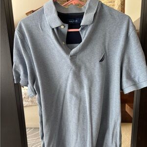 Nautica Men's Gray Polo Shirt